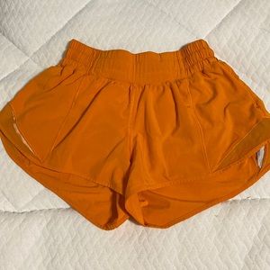 Lulu lemon orange shorts